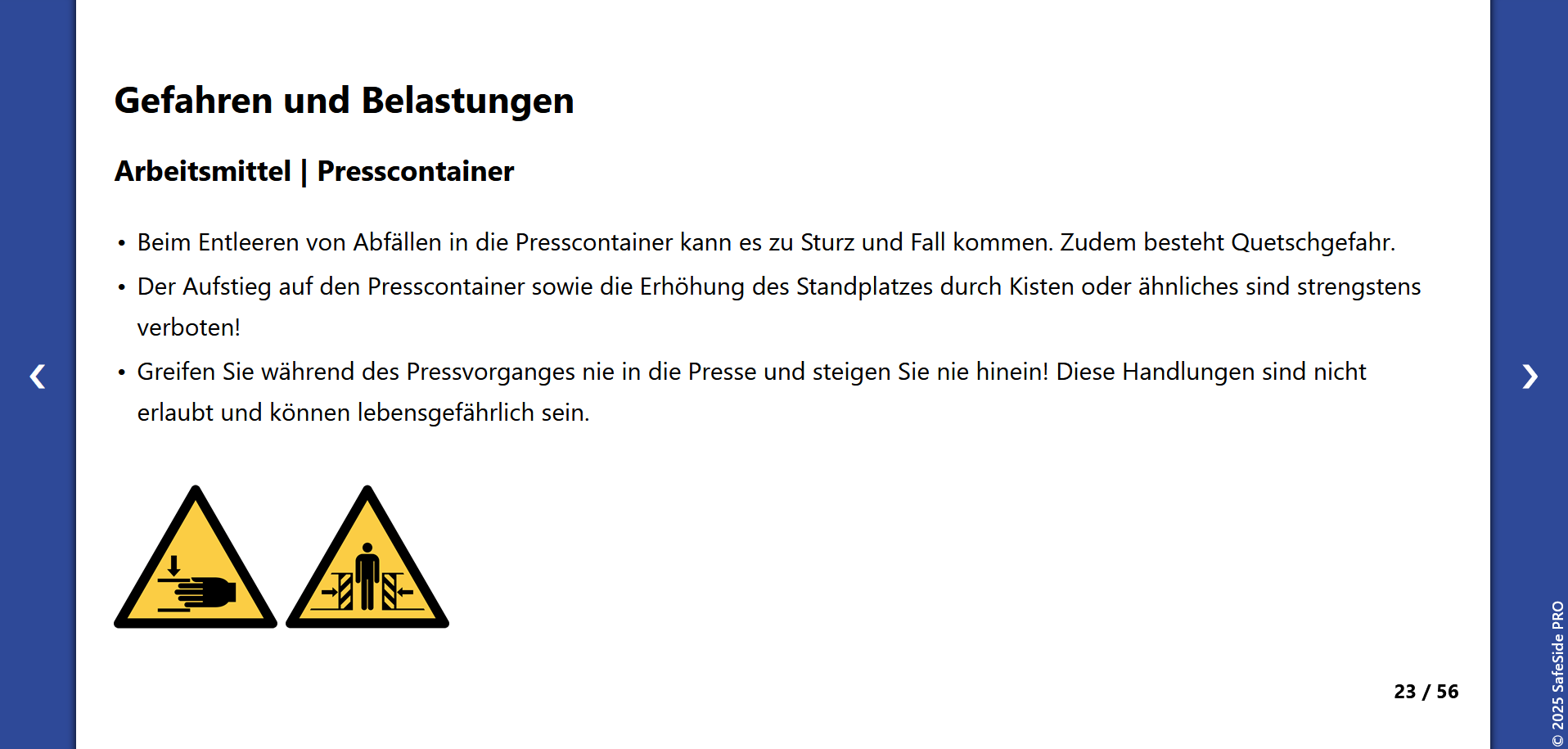 Slideshow Gefahr